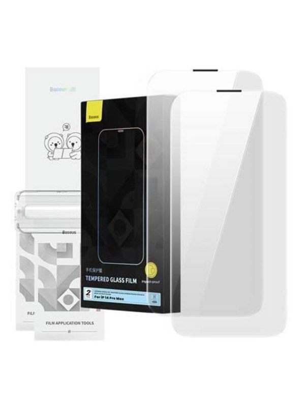 Baseus Tempered Glass  Corning for iPhone 14 Pro with built-in dust filter