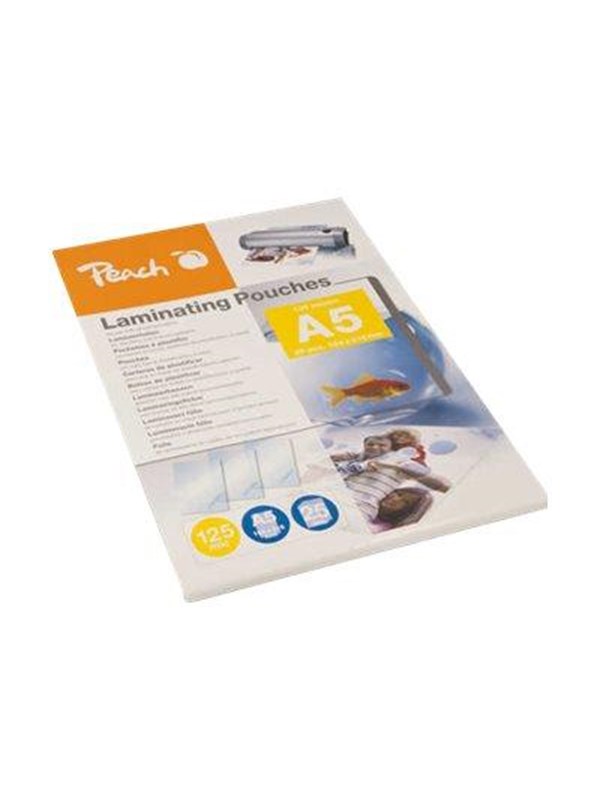 Peach - 25-pack - A5 - lamination pouches