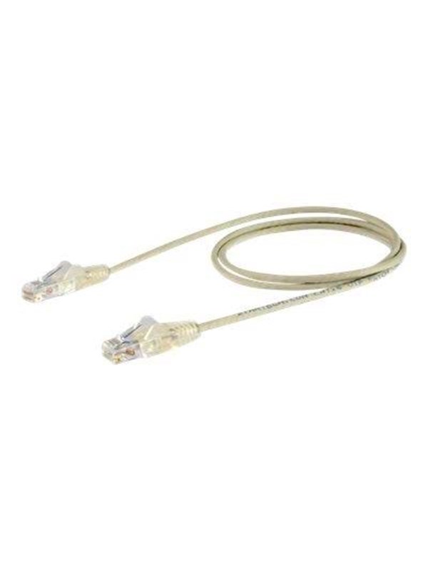 StarTech.com 0.5m CAT6 Cable - Grey Slim CAT6 Patch Cable - Snagless - LSZH - patch cable - 50 cm - grey - Grå - 0.5m