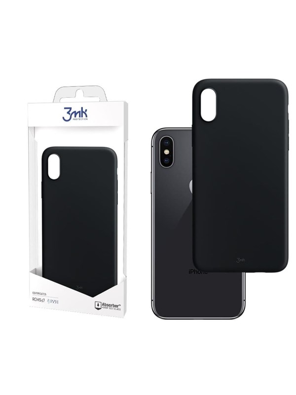 3mk Matt Case for iPhone X / XS - black