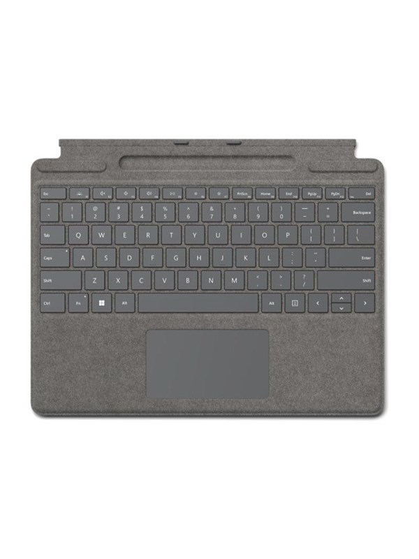 Microsoft Surface Pro Signature Keyboard - Tastatur - Engelsk - Grå