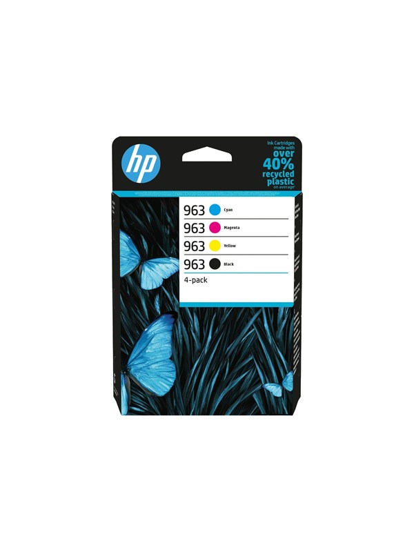 HP 963 / 6ZC70AE  4-Pack Ink (Black Cyan Magenta Yellow)
