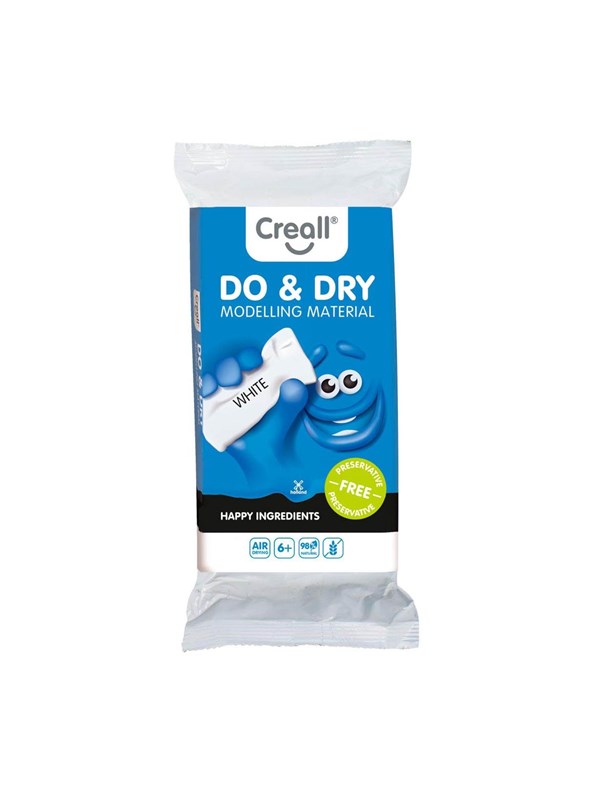 Creall Do&amp;Dry Modeling Clay Preservation Free White 500gr.