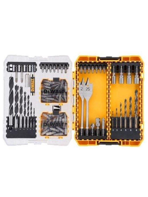 Dewalt DT70785-QZ 100-piece accessory set in a medium-sized Toughcase+