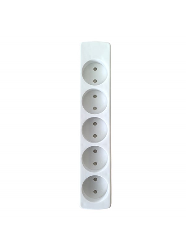 E-line Socket with 5 outlets