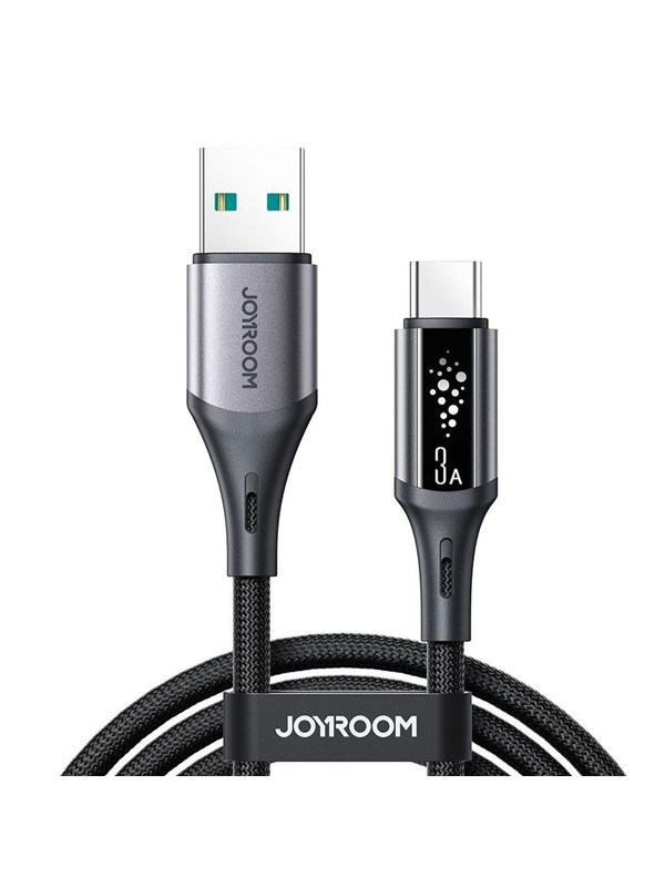 Joyroom S-A60 StarTalk 3A USB-A - USB-C cable 1.2m - black