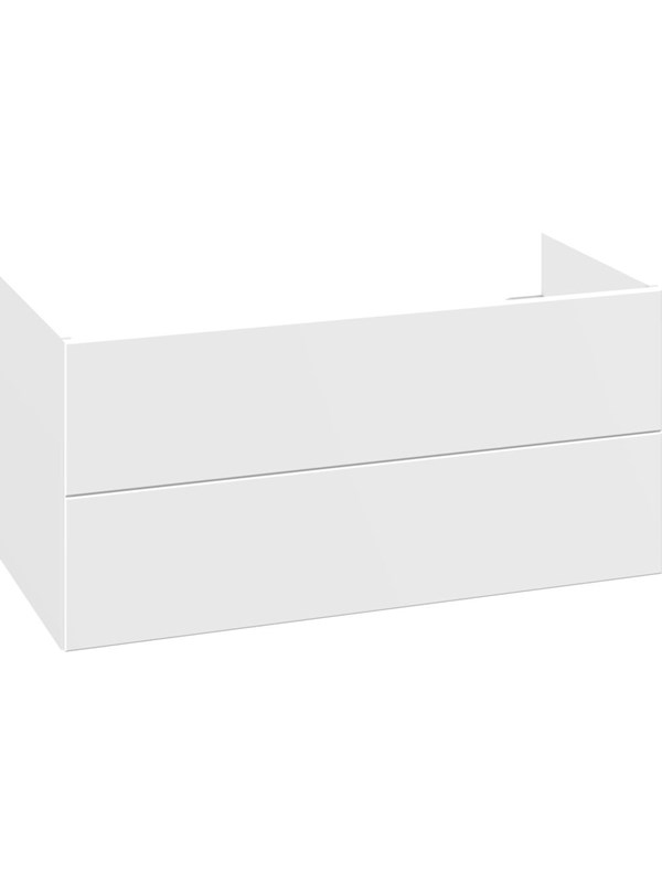 Dansani luna vanity unit with 2 drawers 48 x 100 x 44 white