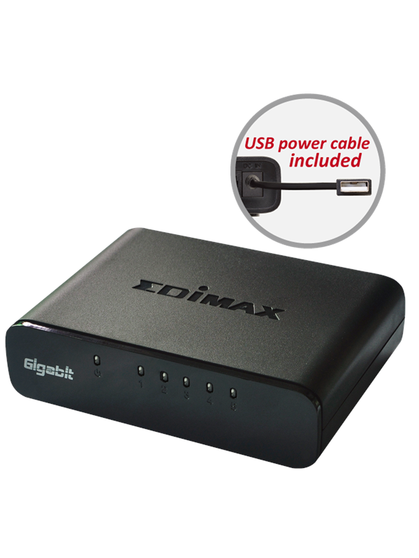 Edimax ES 5500G V3 5-Port Gigabit Desktop Switch