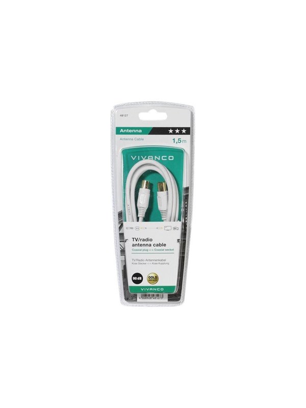 Vivanco 48/20 15GW - antenna extension cable - 1.5 m