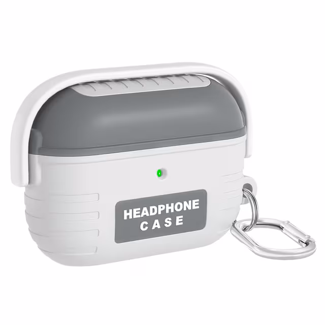Beskyttende silikondeksel for Apple AirPods 3 Lysegrå