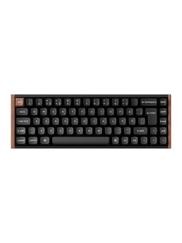 Keychron K6 HE SE Wireless Tri-Mode - Gamingtastatur - Nordisk - Svart