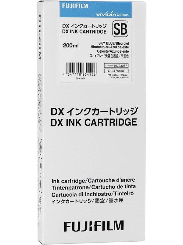 Fujifilm DX Ink Cartridge 200 ml skyblue
