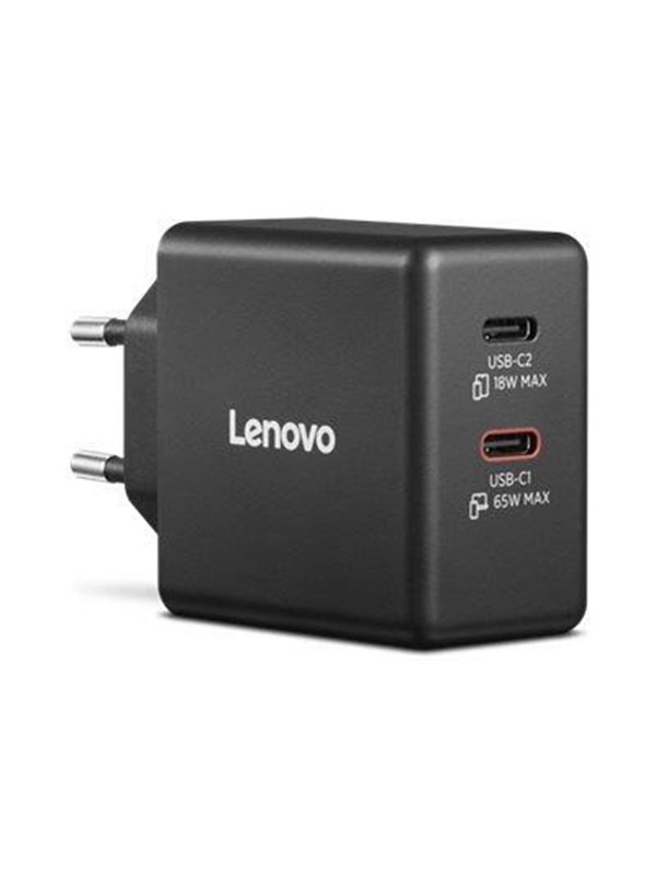 Lenovo Dual - power adapter - GaN - 65 Watt