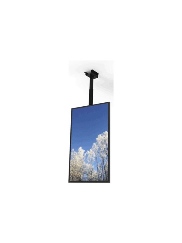 HI-ND mounting kit - portrait - for flat panel - black - Max - recommended for 49"