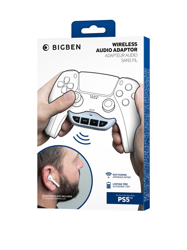 BigBen Interactive Wireless Audio Adaptor - Wired - Sony PlayStation 5