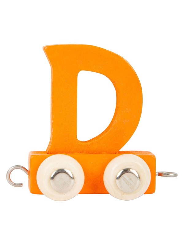 Small Foot - Wooden Letter Train Color - D