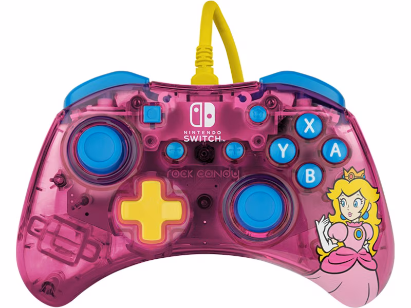 PDP Rock Candy Wired Controller - Peach