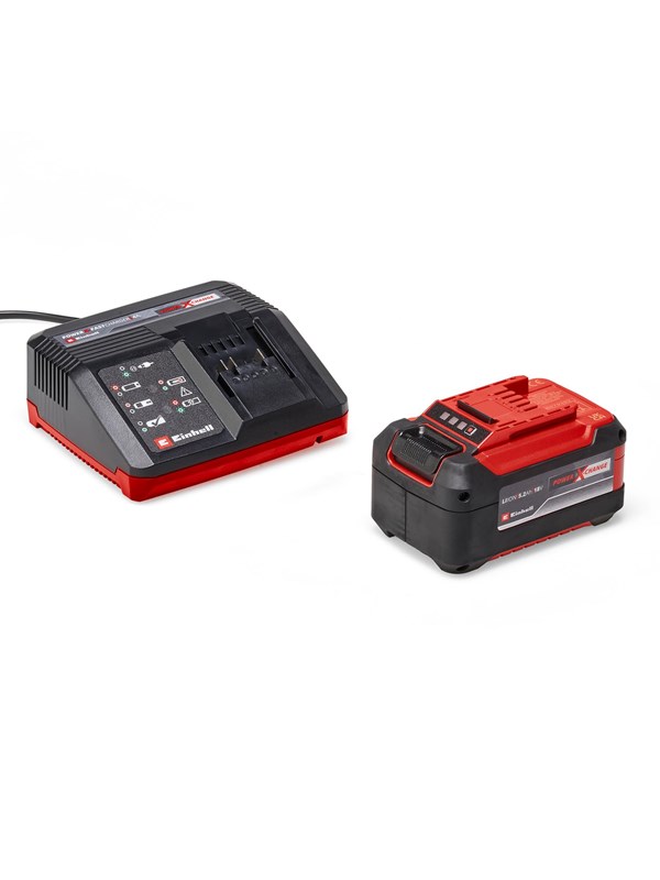 Einhell PXC-startsett, 5,2 Ah og 4 A-hurtiglader