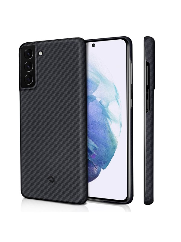 PITAKA Samsung Galaxy S21 Plus MagEz Case - Black/Grey Twill