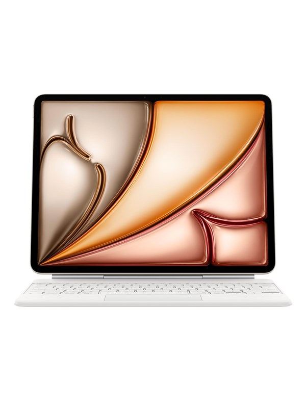 Apple Magic Keyboard for iPad Air M3 13" - White - Tastatur & Foliosett - Engelsk (Storbritannia) - Hvit