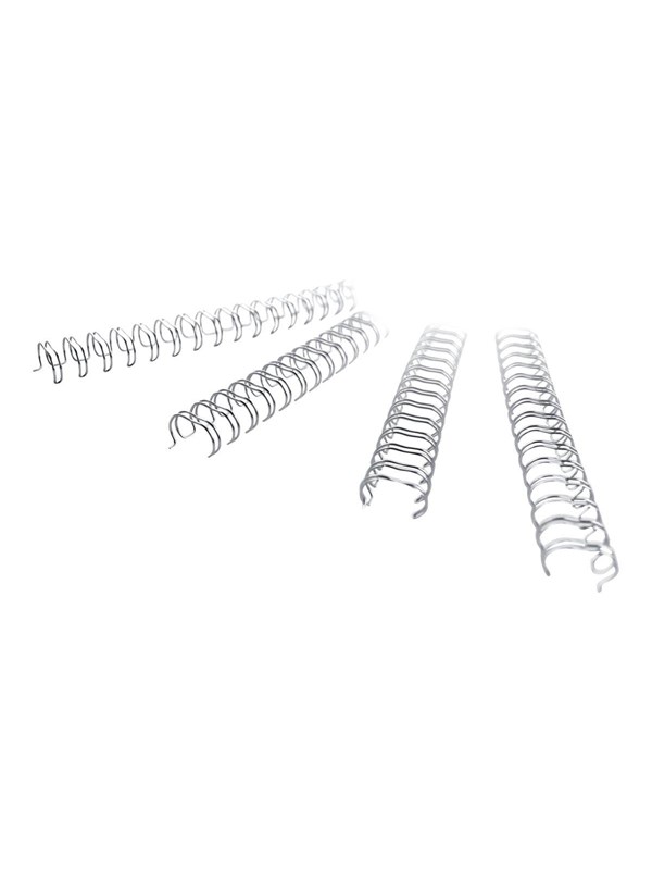 GBC Metallspiral  3:1 NO8 12.5mm A4 Hvit
