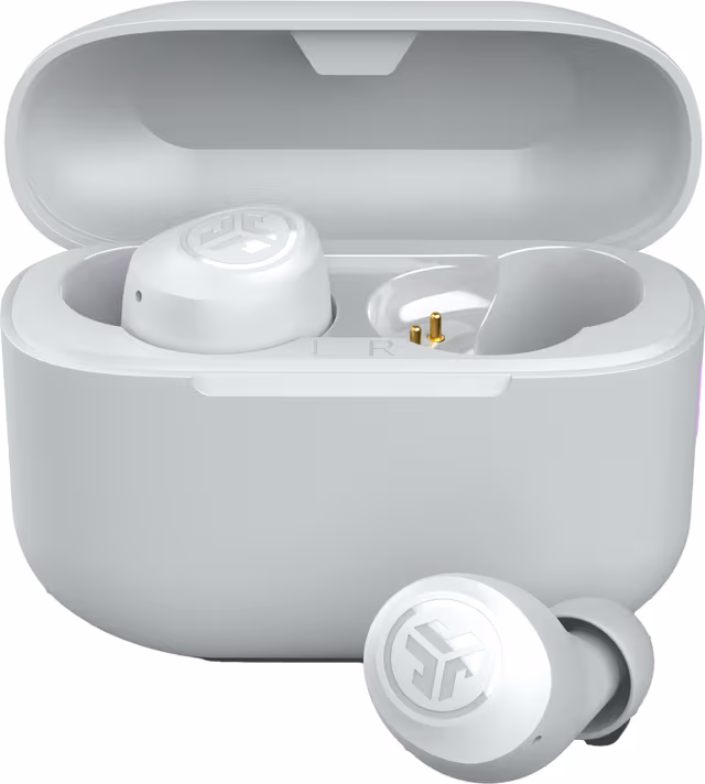 JLab Go Air Pop helt trådløse in-ear hodetelefoner (skyhvit)