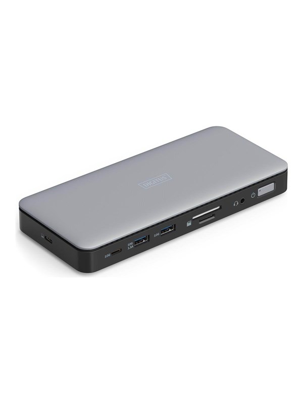 DIGITUS - docking station - USB-C - 2 x HDMI DP - 1GbE