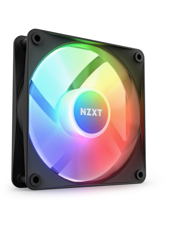 NZXT F120 RGB Core - Black - Kabinettvifte - 120mm - Svart med RGB LED-lys - 34 dBA