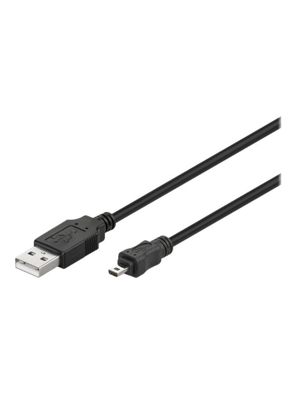 Pro USB-A <-> USB Mini-B (8-pin) - 1.8m - Svart