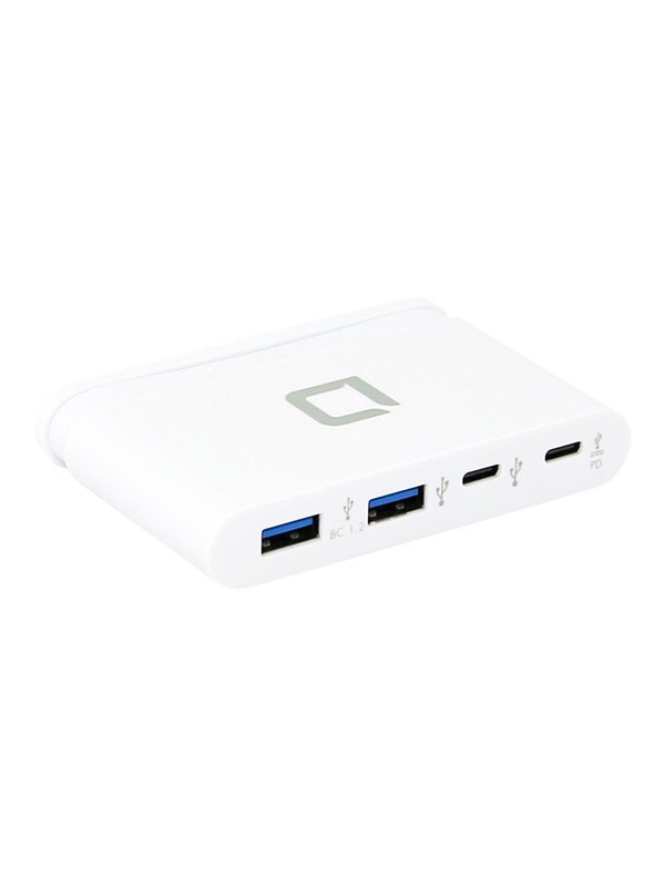 Dicota USB-C Portable Hub 4-in-1 USB-hub - 4 porter - Hvit