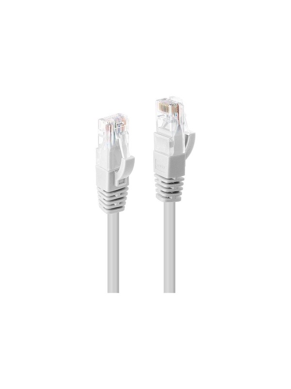 Lindy patch cable - 2 m - white - Hvit - 2m