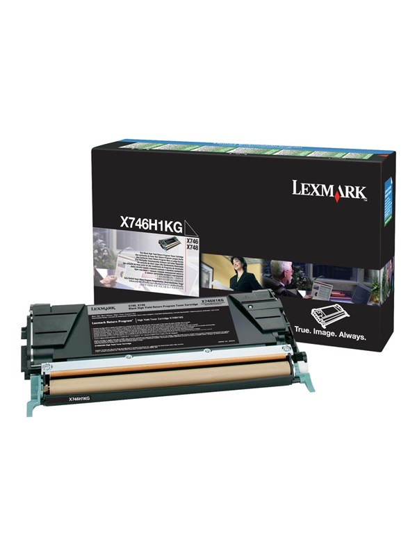 Lexmark X746H1KG Black - Laser toner Svart