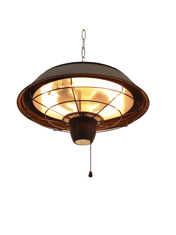 HORTUS Patio heater hanging model 1500 W HA Ø42 cm black