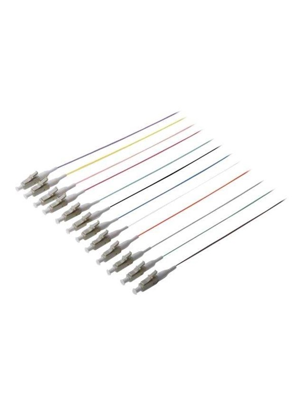 DIGITUS Professional pigtail - 2 m - grey black white blue yellow red green brown orange violet pink turquoise - Svart - 2m