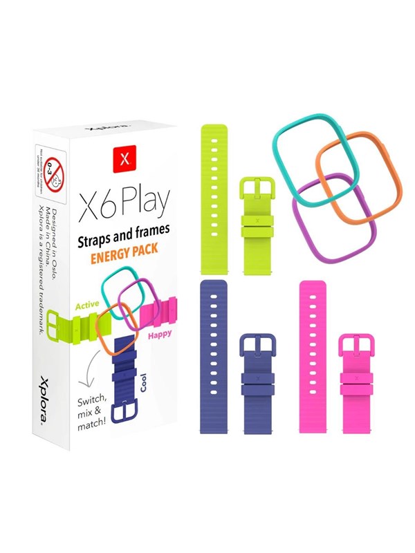 Xplora X6Play Straps and Frames - ENERGY PACK
