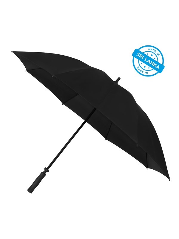 Falcone Golf umbrella - Hand opening - Windproof - 125 cm - Black