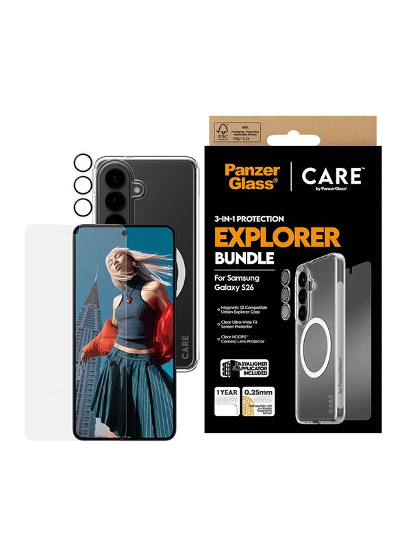 PanzerGlass 3-in-1 Bundle Samsung Galaxy S26