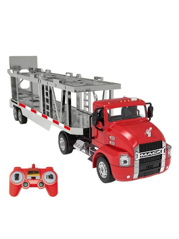 Double Eagle Remote-controlled truck 1:26 (red) (Car Transporter) E583-003
