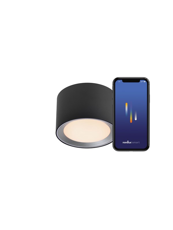 Nordlux Landon Smart Taklampe Sort