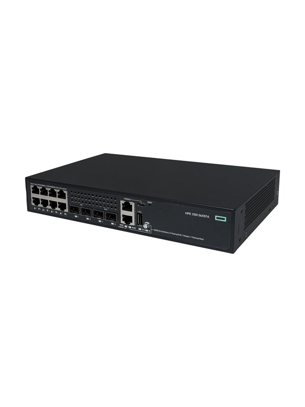 Hewlett Packard Enterprise HPE Networking Comware 2150 8p 10M/100M/1G PoE+ 2p SFP 1G 2p SFP+ 1G/10G 125W