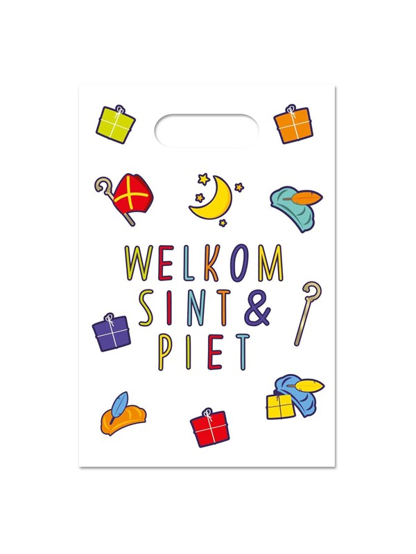 Haza Witbaard - Party bags Welcome Santa &amp; Black Pete 6 pcs