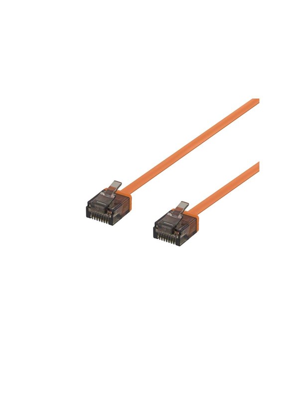 Deltaco patch cable - 1 m - orange - Oransje - 1meter