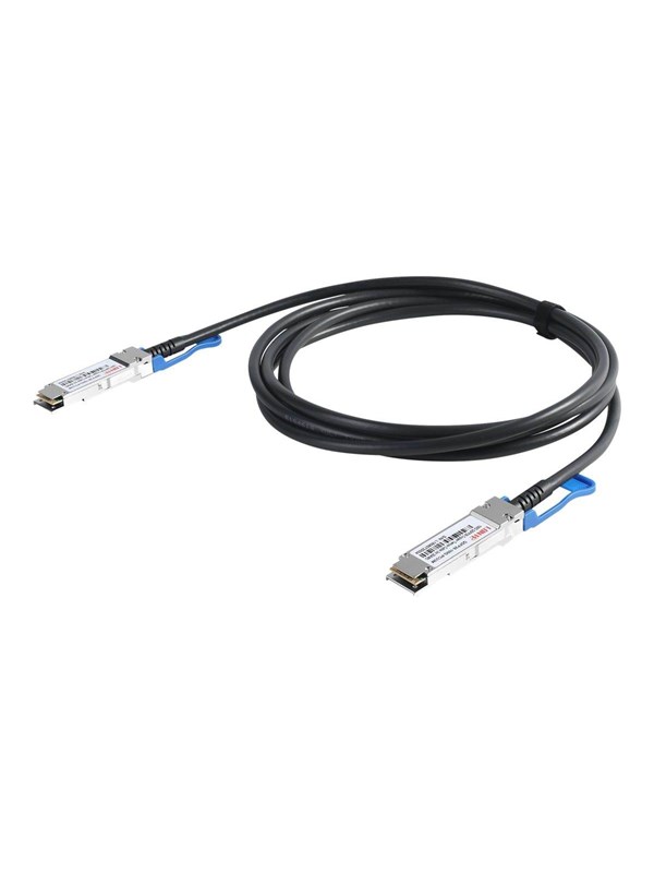 DIGITUS 100GBase-CR4 direct attach cable - 2 m - Svart - 2m