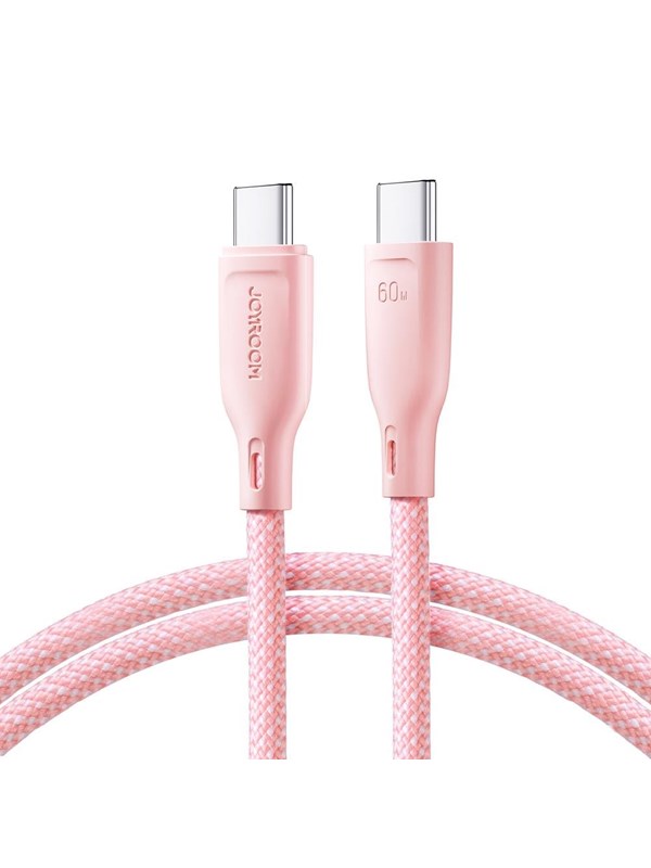 Joyroom Multi-Color Series S-A34 USB-C / USB-C PD 60W 1m Cable - Pink