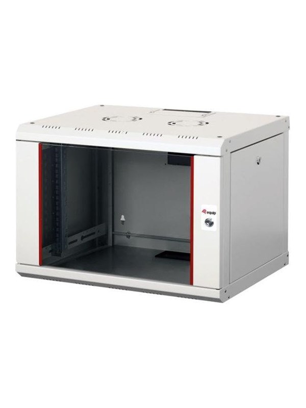 Equip Pro Mount - rack - 600x450 mm with glass door removable and lockable panels assembled - 7U
