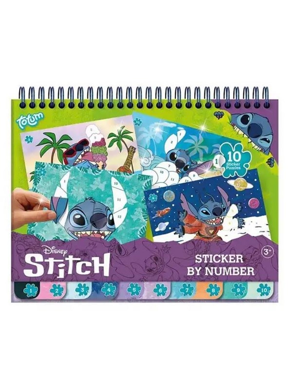 Totum DISNEY STITCH Sticker by Number block