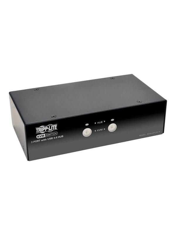 Eaton series 2-Port DisplayPort KVM Switch w/Audio Cables and USB 3.0 SuperSpeed Hub