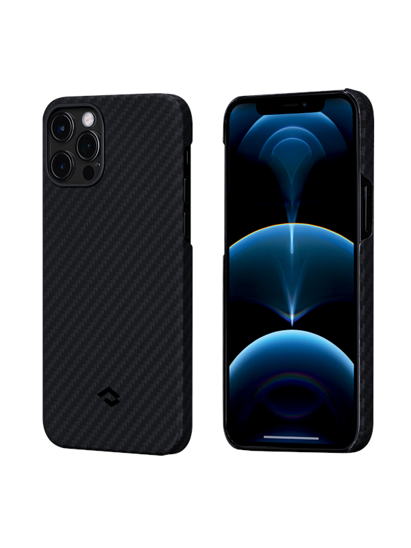 PITAKA Apple iPhone 12 Pro MagEZ Case - Black/Grey Twill