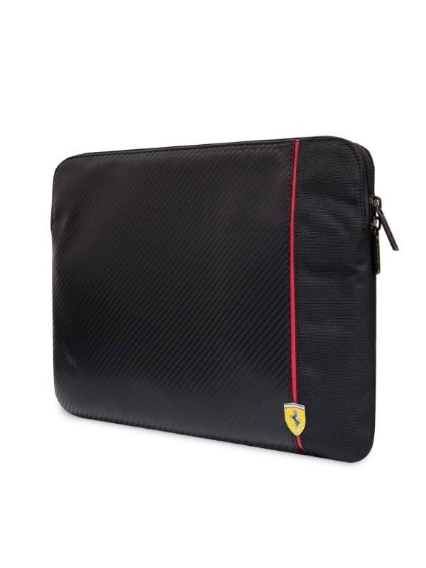 Ferrari Carbon&amp;Smooth 14" Laptop Case - Black