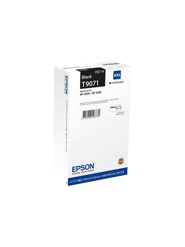 Epson T9071 - XXL size - black - original - ink cartridge